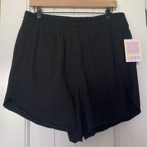 NWT LulaRoe Black Serena Lounge Shorts Size M
